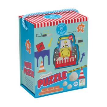 12pc Floss & Rock Kids 2y+ Shaped Jigsaw Puzzle Activity Game Construction