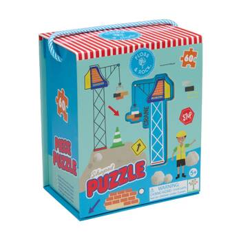 60pc Floss & Rock Kids 5y+ Shaped Jigsaw Puzzle Activity Game Construction