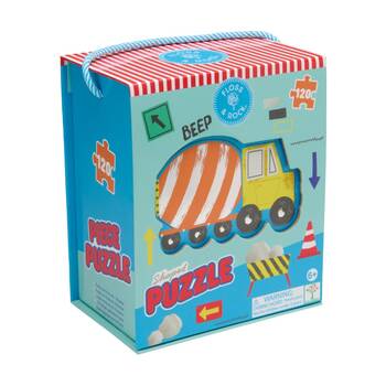 120pc Floss & Rock Kids 6y+ Shaped Jigsaw Puzzle Activity Game Construction