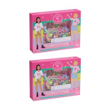 2PK Floss & Rock Kids 5y+ Fashion Friends Bracelet Kit Creative Jewellery Making