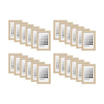 24PK Braz Venice Image Photo Document Display Frame 10x15cm Beech