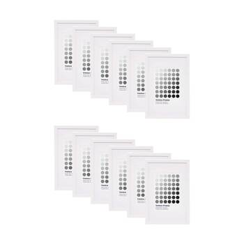 12PK Braz Venice Image Photo Document Display Frame 20x30cm White