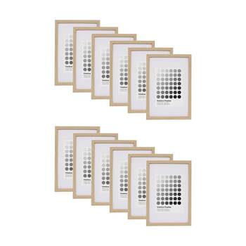 12PK Braz Venice Image Photo Document Display Frame 20x30cm Beech