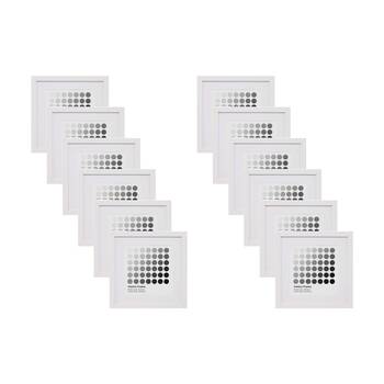 12PK Braz Venice Image Photo Document Display Frame 20x20cm White