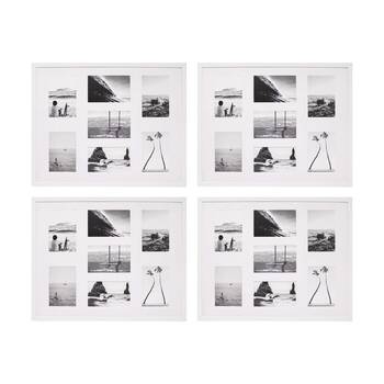 4PK Braz Venice Collage Image Photo Document Display Frame 40x50cm White