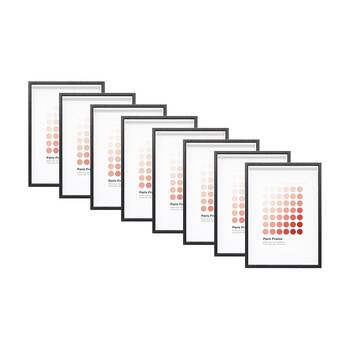 8PK Braz A4 Paris Image Photo Document Display Frame 29.7x21cm Black