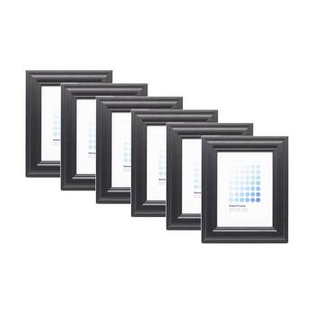 6PK Braz Siena Image Photo Document Display Frame 15x20cm Black