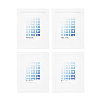 4PK Braz Siena Image Photo Document Display Frame 27.9x35.6cm White