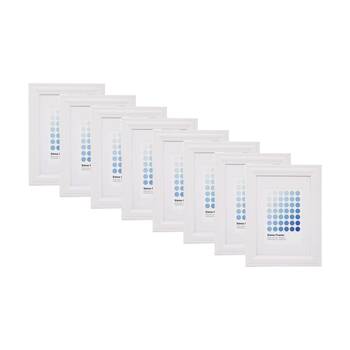 8PK Braz A4 Siena Image Photo Document Display Frame 29.7x21cm White
