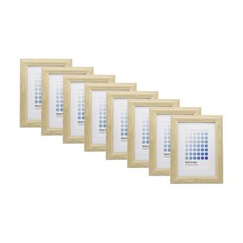 8PK Braz A4 Siena Image Photo Document Display Frame 29.7x21cm Beech