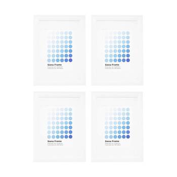 4PK Braz A3 Siena Image Photo Document Display Frame 29.7x42cm White