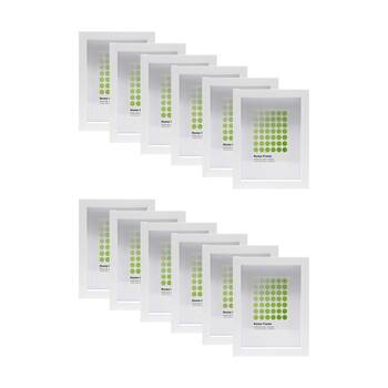 12PK Braz Rome Image Photo Document Display Frame 15x20cm White
