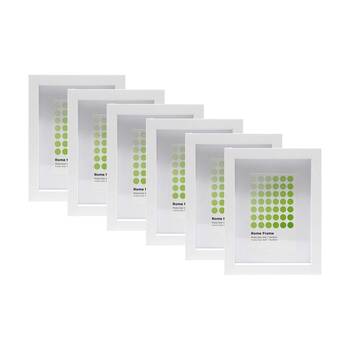 6PK Braz Rome Image Photo Document Display Frame 15x20cm White