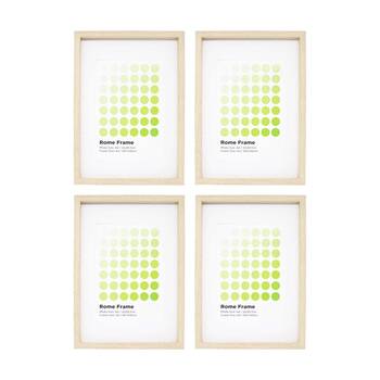 4PK Braz A3 Rome Image Photo Document Display Frame 29.7x42cm Beech