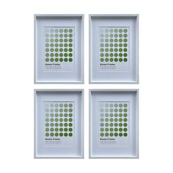 4PK Braz A2 Rome Image Photo Document Display Frame 42x59.4cm White