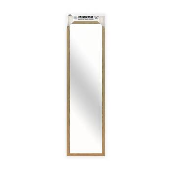 Braz Full Length Wooden Frame Rectangular Mirror 34x124cm Beech