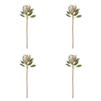 4PK E Style Protea King Stem Soft Pink Artificial Flower 20x20x73cm