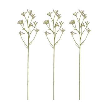 3PK E Style Kangaroo Paw Spray Stem Artificial Flower Green 13x5x71cm