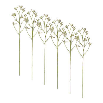 6PK E Style Kangaroo Paw Spray Stem Artificial Flower Green 13x5x71cm