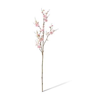 E Style Blossom Plum Spray Durable Artificial Flower Pink 28x24x86cm