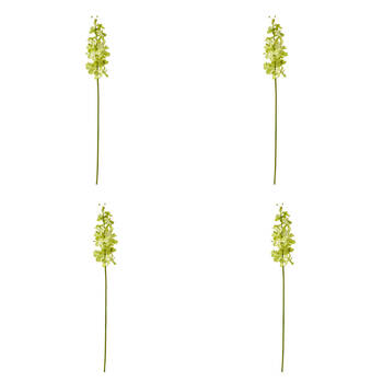 4PK E Style Orchid Vanda Stem Artificial Floral Decoration Green 9x10x69cm