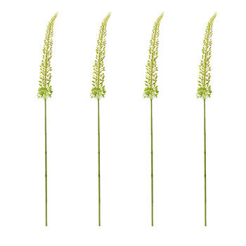 4PK E Style Foxtail Lily Stem Artificial Flower Decoration Green 8x8x112cm