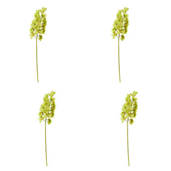 4PK E Style Cymbidium Lush Stem Artificial Flower Green 25x10x112cm