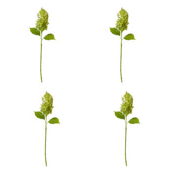 4PK E Style Cone Hydrangea Stem Artificial Flower Decoration Green 20x20x75cm