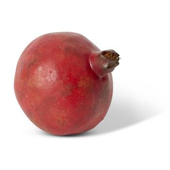 E Style Pomegranate Grand Realistic Artificial Fruit Plastic Red 10cm