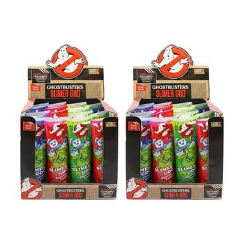 32PK Park Avenue Ghostbusters Squeeze Candy Slimer Goo 80g Assorted