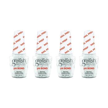 4PK Gelish Mini Gel Polish Ph Bond Natural Nail Prep Removes Oils 9ml