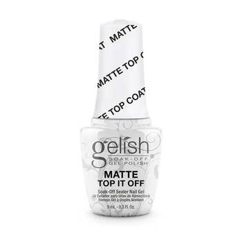 Gelish Mini Matte Top It Off Sealer Gel 50 Applications For Nails 9ml