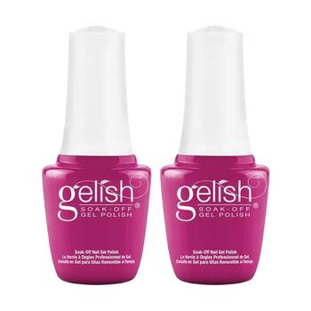 2PK Gelish Mini UV LED Soak Off Gel Nail Polish Amour Color Please 9ml