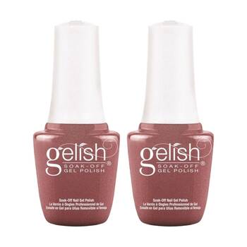 2PK Gelish Mini UV LED Soak Off Gel Nail Polish Texas Me Later 9ml