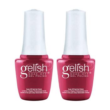 2PK Gelish Mini UV LED Soak Off Gel Nail Polish Up In The Air-Heart 9ml