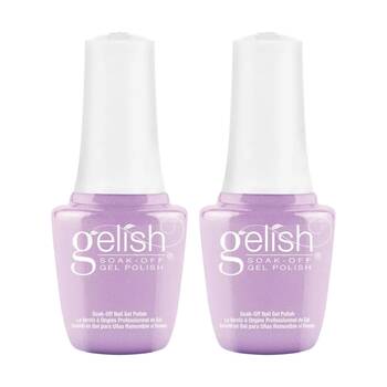 2PK Gelish Mini UV LED Soak Off Gel Nail Polish All The Queen's Bling 9ml