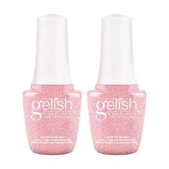 2PK Gelish Mini UV LED Soak Off Gel Nail Polish Colour June Bride 9ml