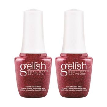 2PK Gelish Mini UV LED Soak Off Gel Nail Polish Colour Good Gossip 9ml