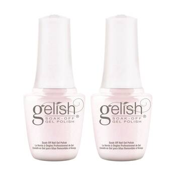 2PK Gelish Mini UV LED Soak Off Gel Nail Polish Colour Champagne 9ml