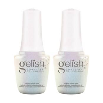 2PK Gelish Mini UV LED Soak Off Gel Nail Polish Izzy Wizzy, Lets Get Busy 9ml
