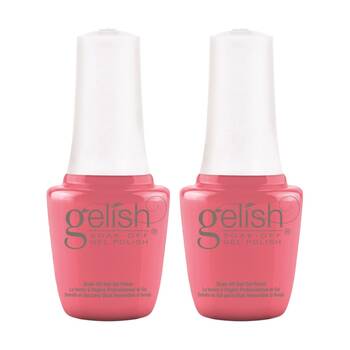 2PK Gelish Mini UV LED Soak Off Gel Nail Polish Pacific Sunset 9ml