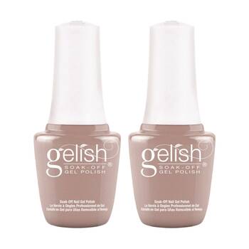 2PK Gelish Mini UV LED Soak Off Gel Nail Polish Skinny Vanilla Latte 9ml