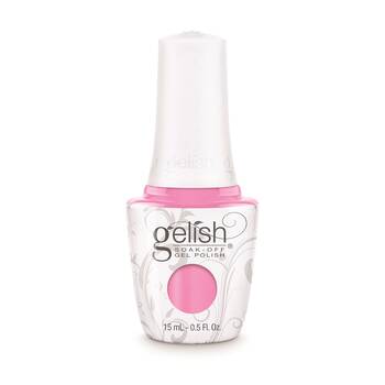 Gelish Mini UV LED Soak Off Gel Nail Polish Look At You, Pink-Achu 15ml