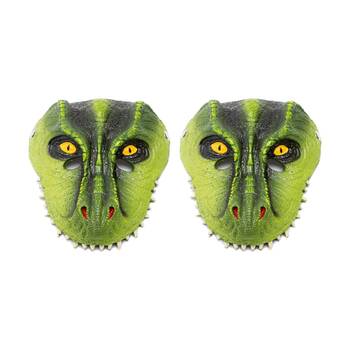 2PK Great Pretenders T Rex Dino Mask Costume Accessory 3+ Years