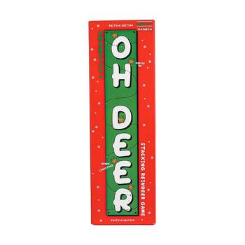 Gift Republic Oh Deer Reindeer Stacking Game Toy Kids 4Y+ Brown