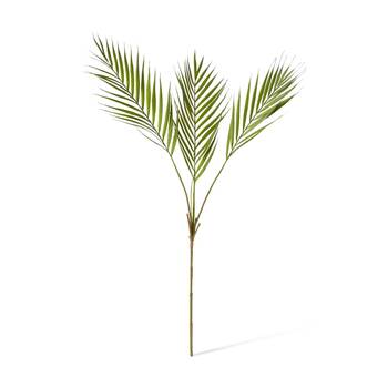 E Style Palm Leaf Spray Realistic Artificial Flower Plastic Green 97cm