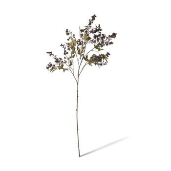 E Style Pepper Berry Spray Realistic Artificial Flower Burgundy 110cm
