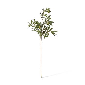 E Style Olive Rocca Spray Realistic Artificial Flower Plastic Green 97cm