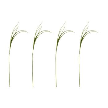 4PK E Style Grass Spray Realistic Artificial Flower Green 16x16x102cm