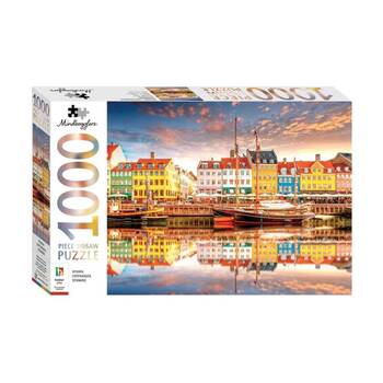 1000 pc Hinkler Mindbogglers Nyhavn Denmark Jigsaw Puzzle Enthusiasts